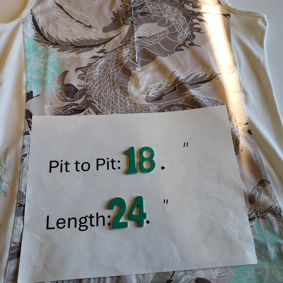 Daily Sports Set of 2 Graphic Golf Sleeveless Tanks Size M - Picture 8 of 13